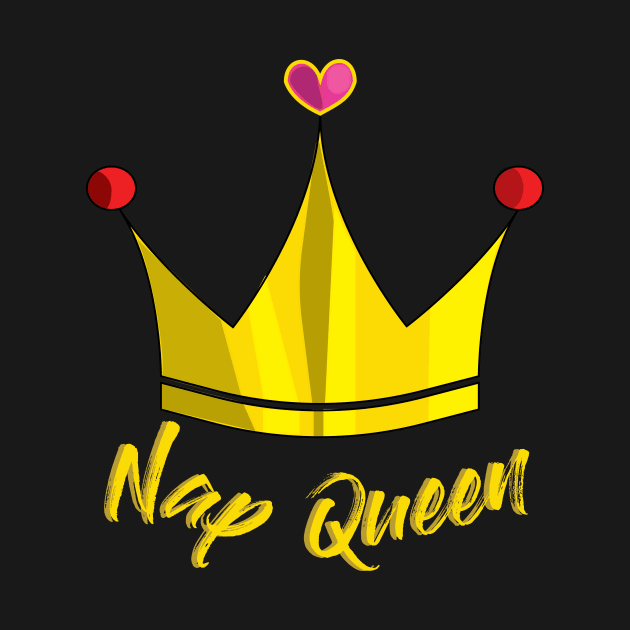 Nap Queen, girls and Women, Cute Funny by wirefox