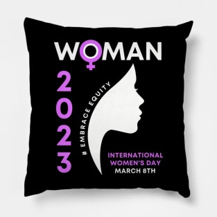 Womens Embrace Equity International Womens Day 2023 Pillow