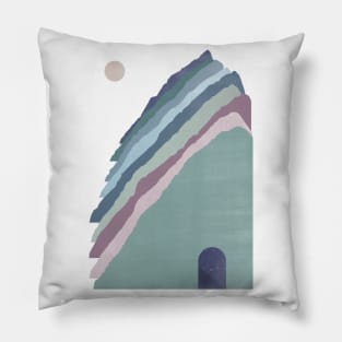 abstract landscape art Pillow