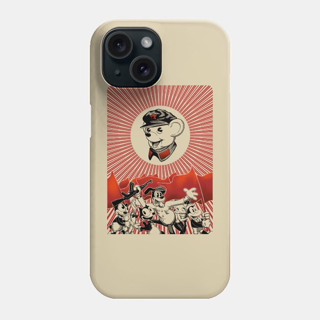 Chairman Mouse (for light color clothing) Phone Case by MunkeeWear