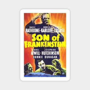 Son Of Frankenstein Movie Poster Magnet