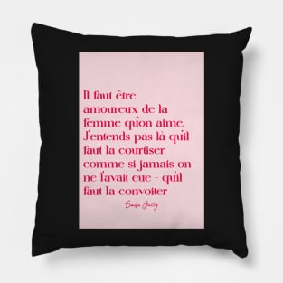 Quotes about love - Sacha Guitry Pillow