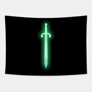 Spiritual Weapon (Green Sword) Tapestry