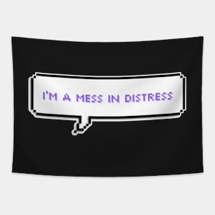 Im a mess in distress - Lesserafim Tapestry