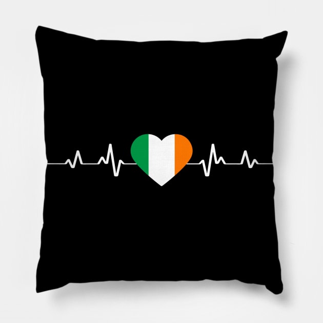 Ireland Flag Pillow by swissles