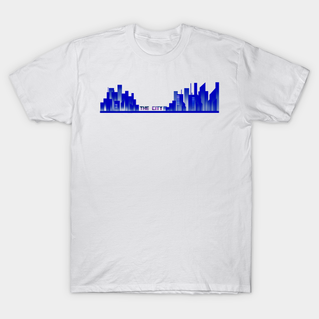 Discover the city blue - The City - T-Shirt