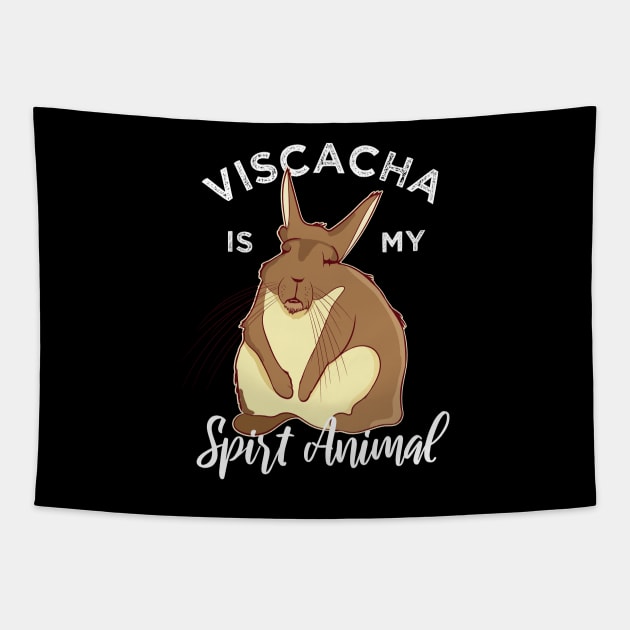 Viscacha Vizcacha Spirit Animal Cute Rodent Lazy Sleepy Tapestry by alltheprints