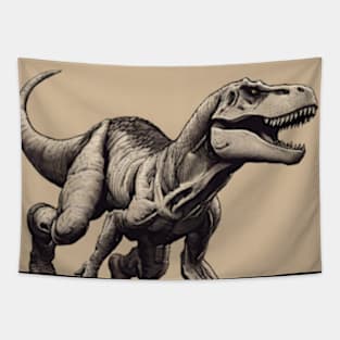 T-Rex Japanese art Tapestry