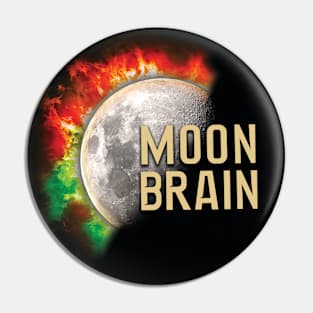 Moon Brain Pin