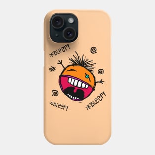 *BLEEP! *BLEEP! *BLEEP!* Orange You Angry? Phone Case