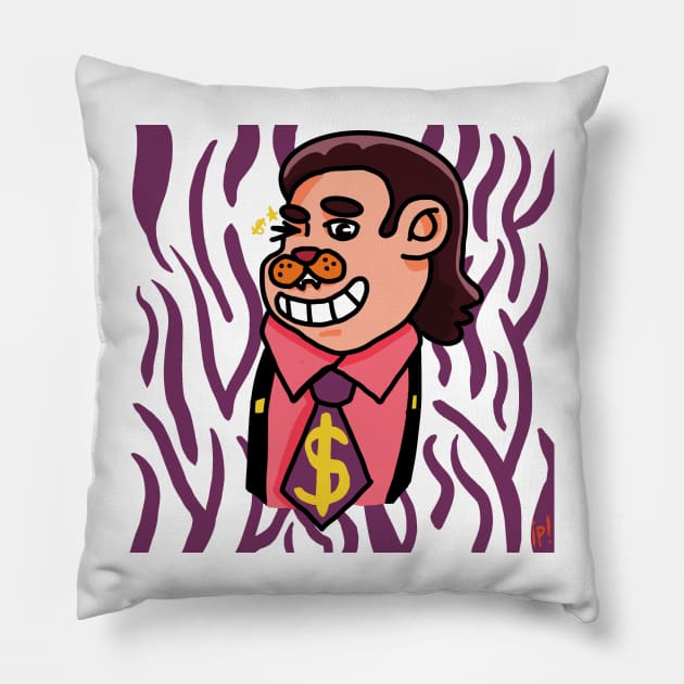 Tiger Millionaire Pillow by Paloma Deer