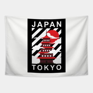 Tokyo In Japan Tapestry