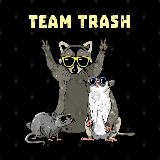 Team Trash Opossum Raccoon Rat_ Funny Animals Garbage Gang by LEGO