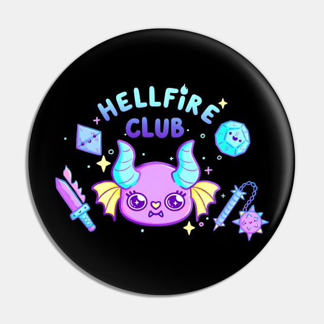 Cutefire Club Pin by perdita00