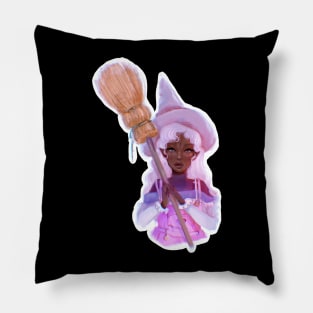 Pink witch Pillow