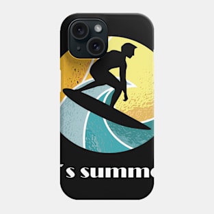 Surfing girl is the best windsurfing Phone Case