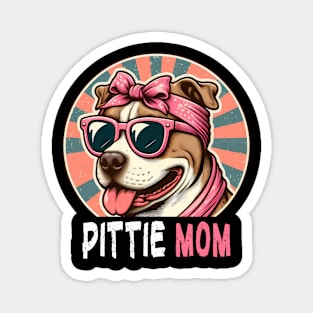 Pittie Mom For Pitbull Dog Lovers Magnet