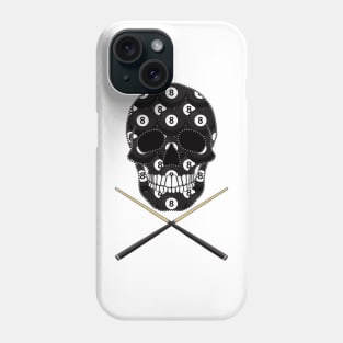 Skull with Cues Phone Case