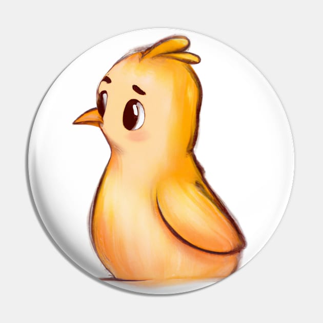 Cute Chicken Drawing Pin by Play Zoo