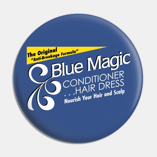 Blue Magic Hair Dress Pin by Nazonian