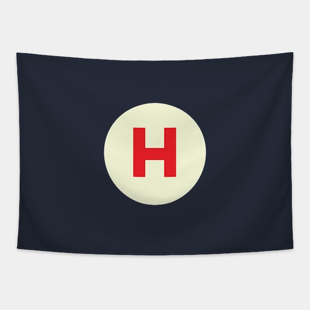 Vintage H Monogram Tapestry by calebfaires