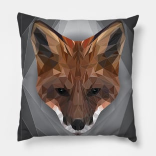 Geometrical Fox Head Pillow