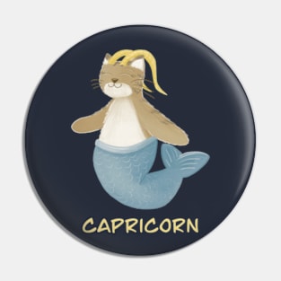 Capricorn cat zodiac sign Pin