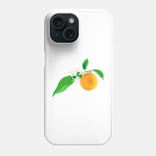 Orange Blossoms & Fruit Pattern Phone Case