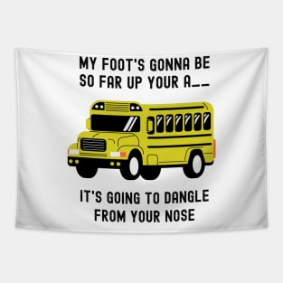 School Bus Driver Tapestry