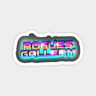 ROGUES GALLERY 80s Text Effects 4 Magnet