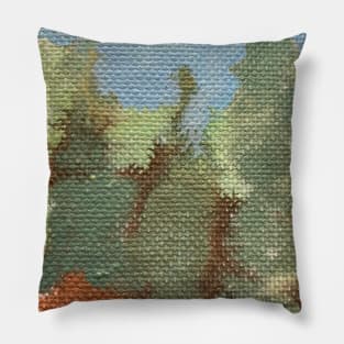 watercolour forest Pillow