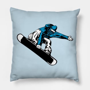 Snowboarder Pillow