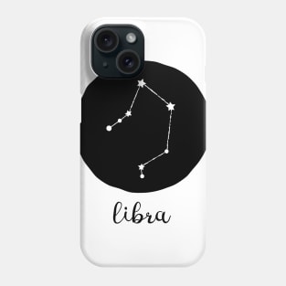 Libra Zodiac Constellation Astrological Sign Celestial Art Design Phone Case