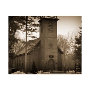 Little Brown Church In Sepia T-Shirt