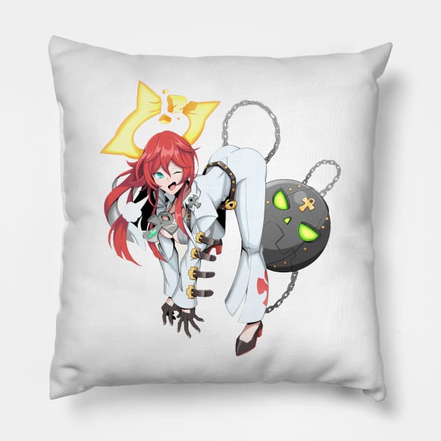 Jack O Guilty Gear Strive Pillow by 1001 Artwork