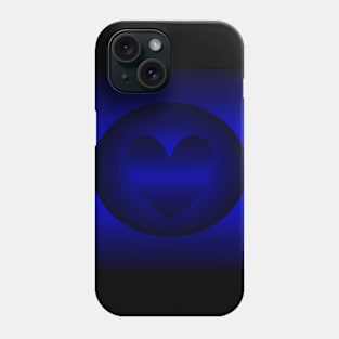 Blue Heart Phone Case