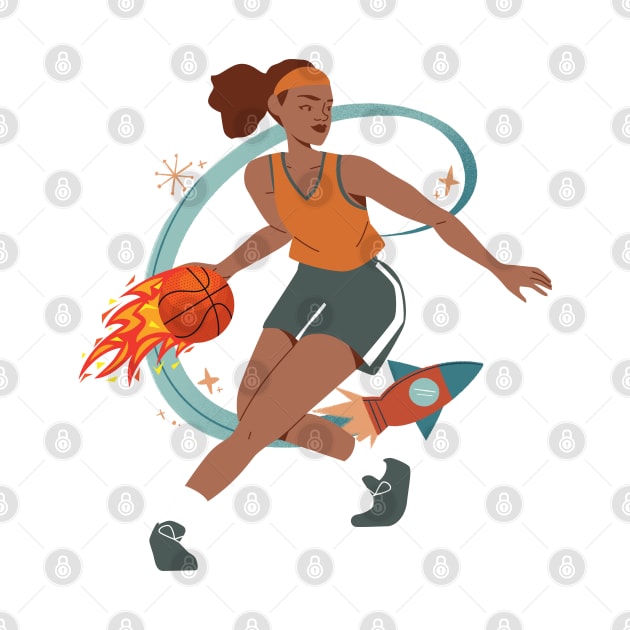 Blazing Hoops by twitaadesign