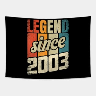 21St Birthday Man Woman 21 Years 2003 Decorative Funny Tapestry