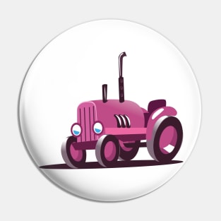 Pink Tractor Pin