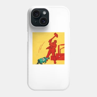 Anti-Alcohol hammer propaganda Phone Case