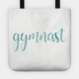 Gymnast Calligraphy Tote