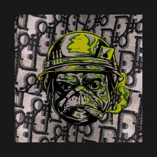 SoldierSmokingDog T-Shirt