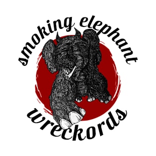 Smoking Elephant Wreckords Original T-Shirt