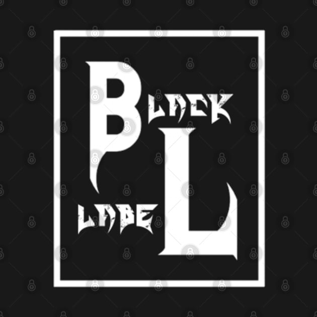 "Black Label" Square Logo by Fallen Championship Wrestling Shop