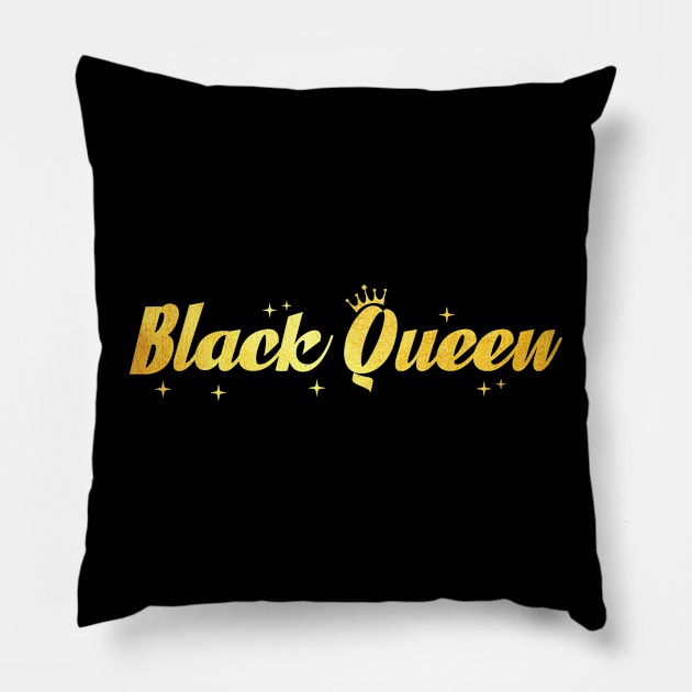 Black Queen Pillow by Andreeastore  