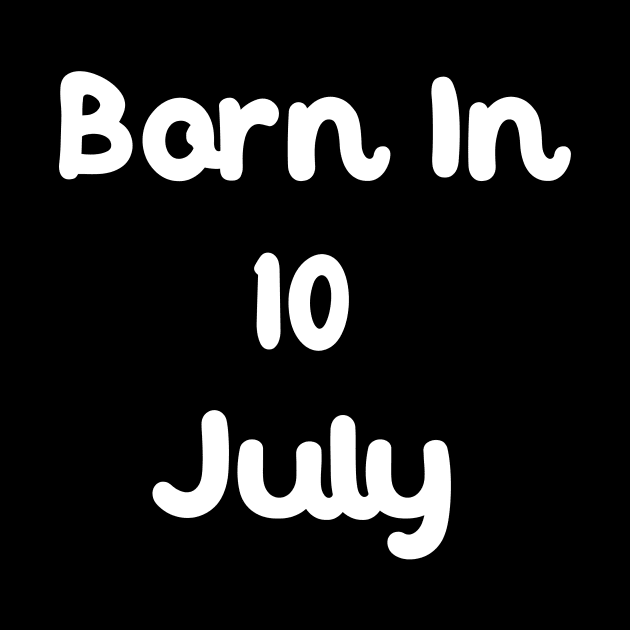 Born In 10 July by Fandie