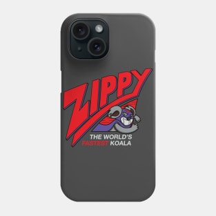 Zippy - The World's Fastest Koala (Asphalt) Phone Case