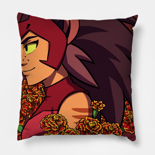 Marigold Catra Pillow by NightGlimmer