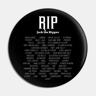 RIP Jack the Ripper Pin