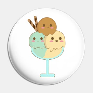 Cute Ice-cream Scoops Pin